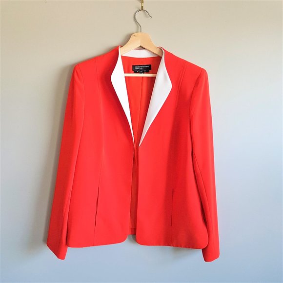Johns New York Collection Stretch Jackets & Blazers - Johns New York Collection Stretch red blazer.